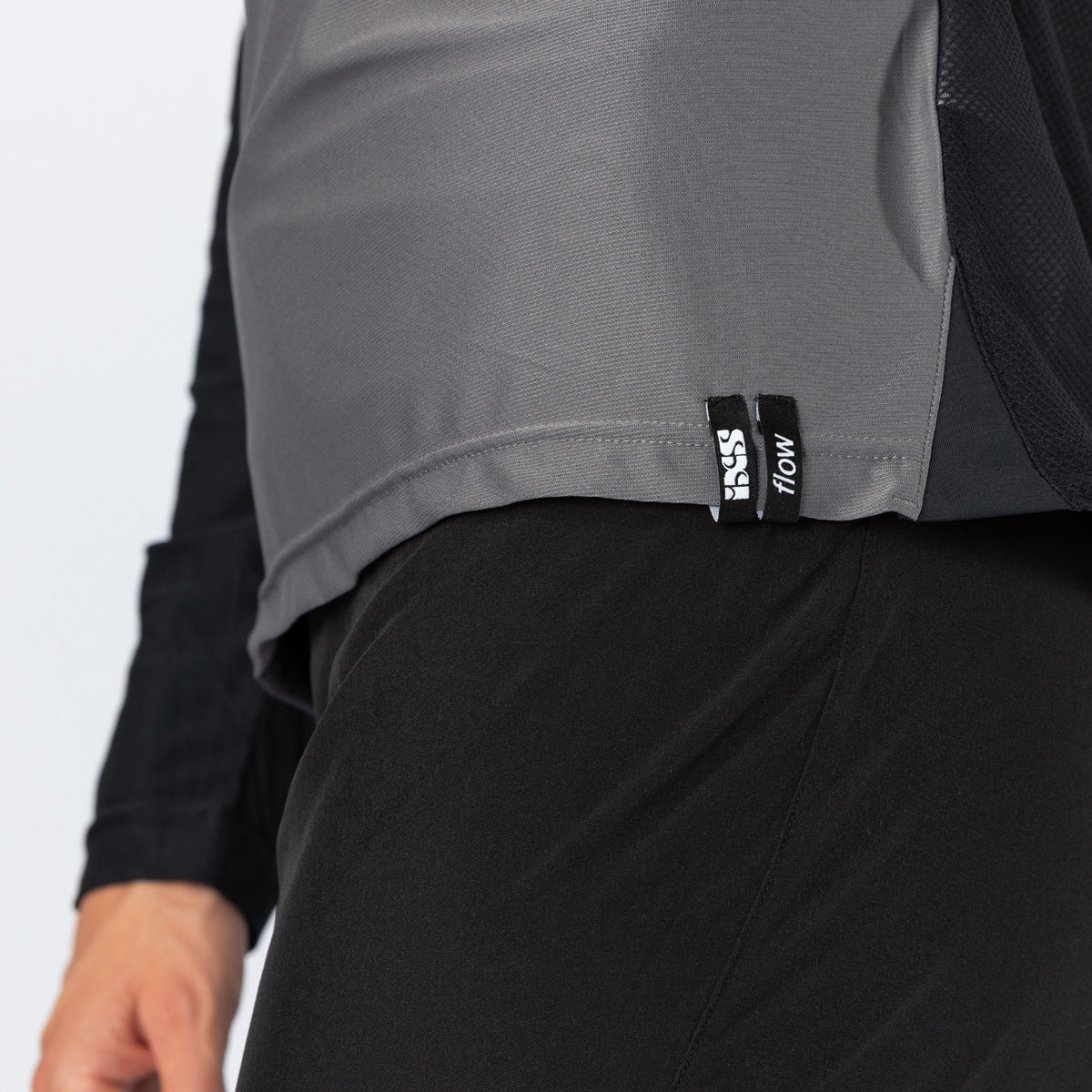 Damen Flow Lite 1.0 Henley schwarz-graphit