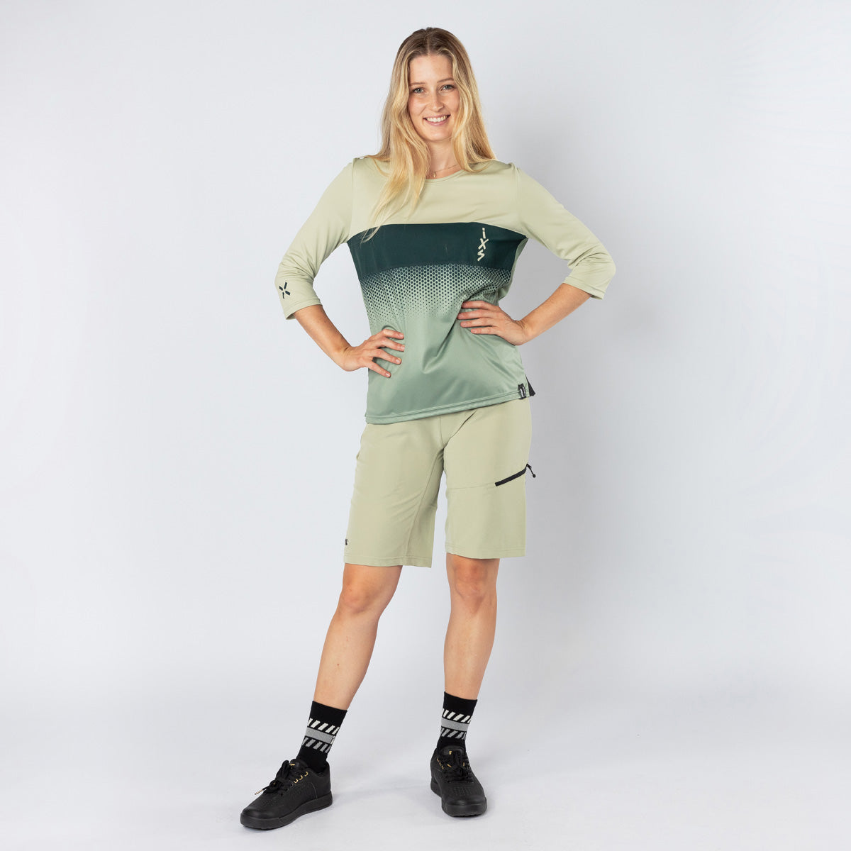 Damen Carve 1.0 3/4 Jersey sand-sage