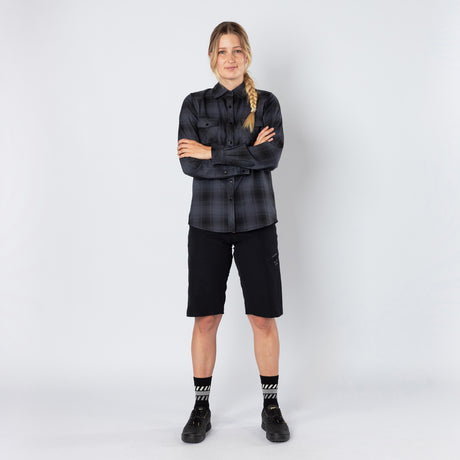 Damen Carve 1.0 Shirt anthrazit-schwarz