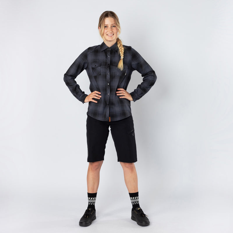 Damen Carve 1.0 Shirt anthrazit-schwarz