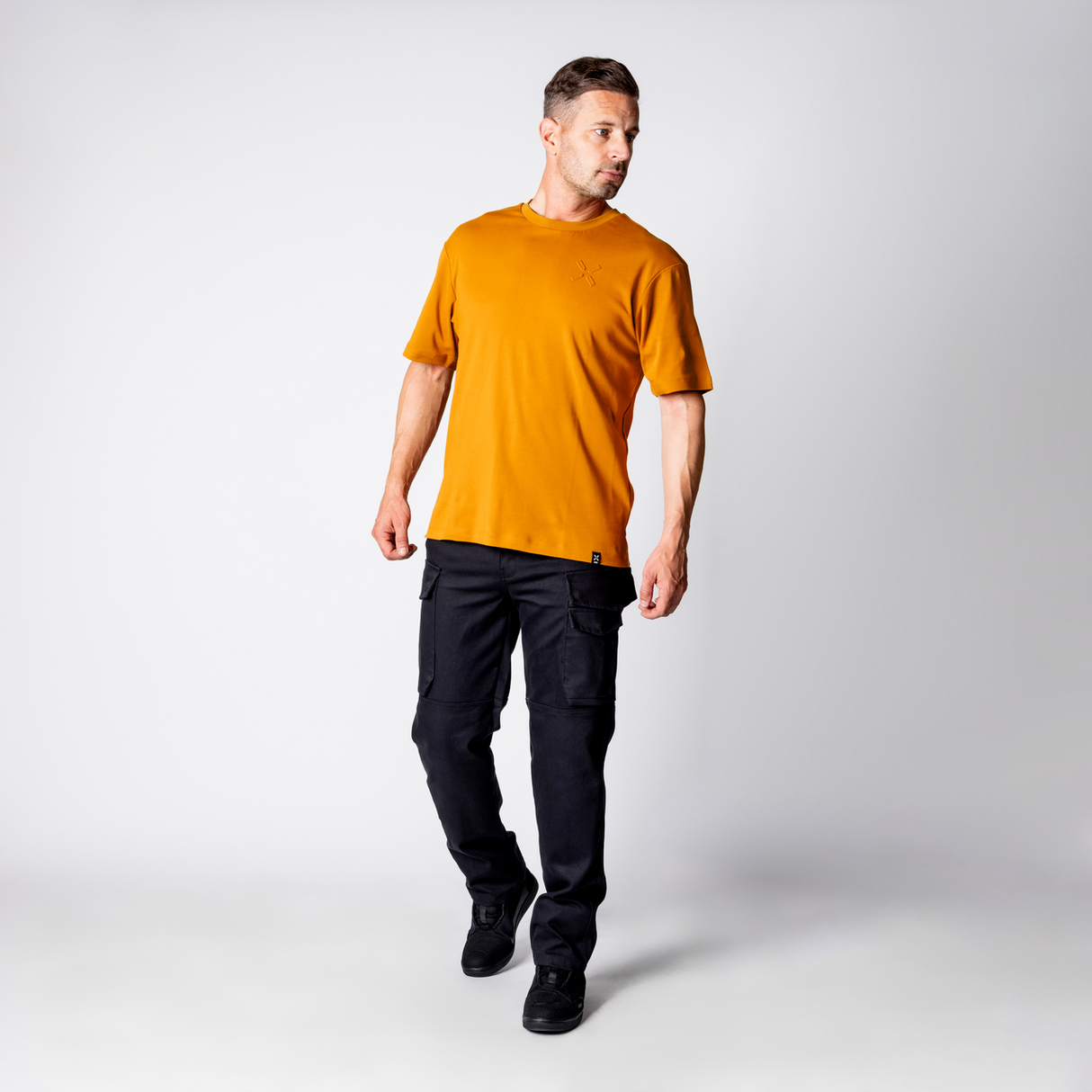 iXS-Brand 1.0 Tee - ochre braun-07