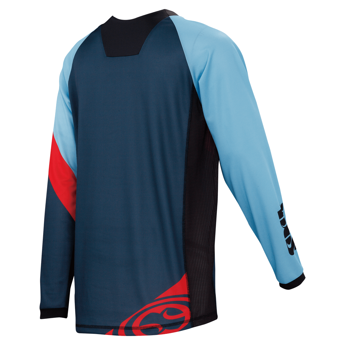 Race Jersey night blue-fluo red