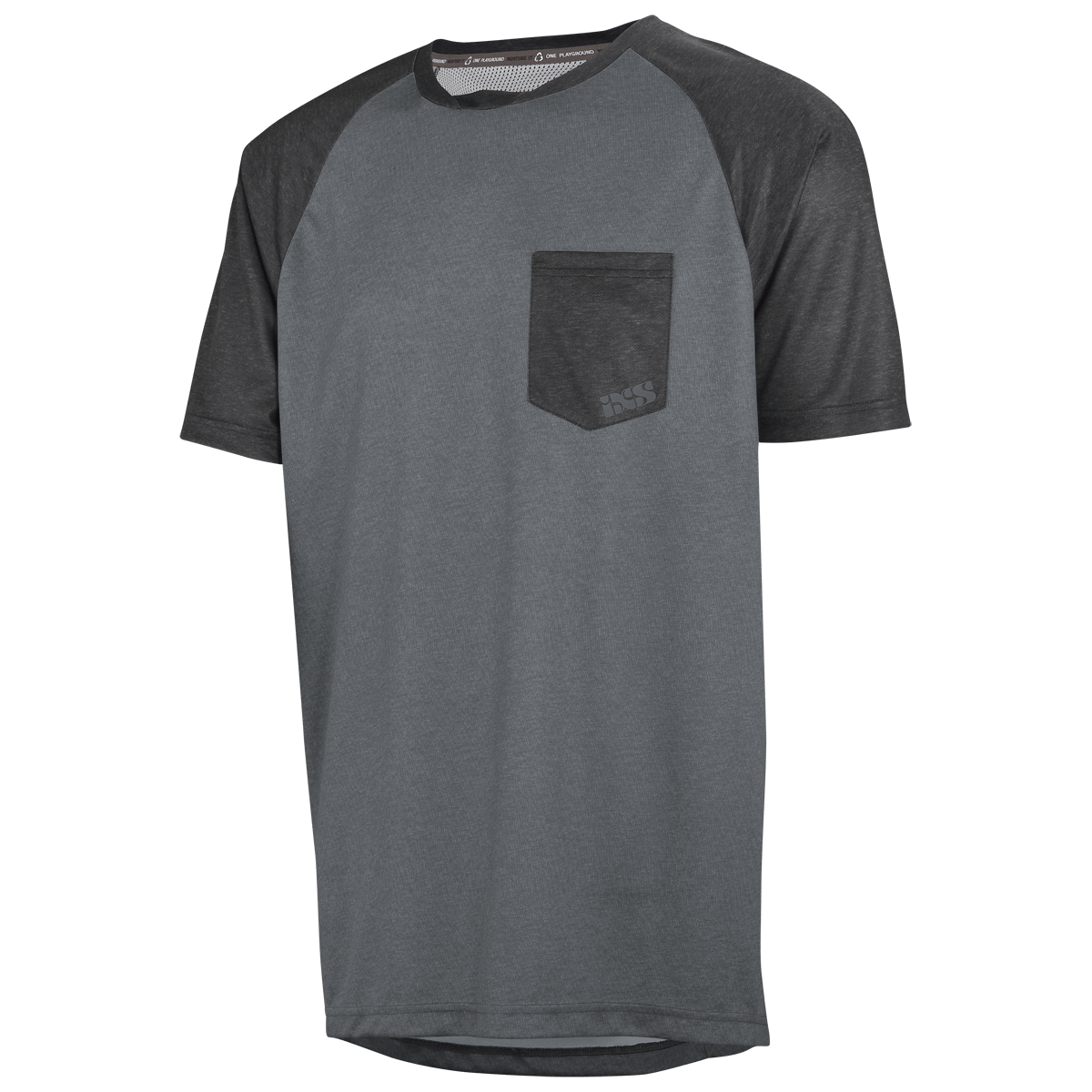 Flow Jersey graphit-schwarz