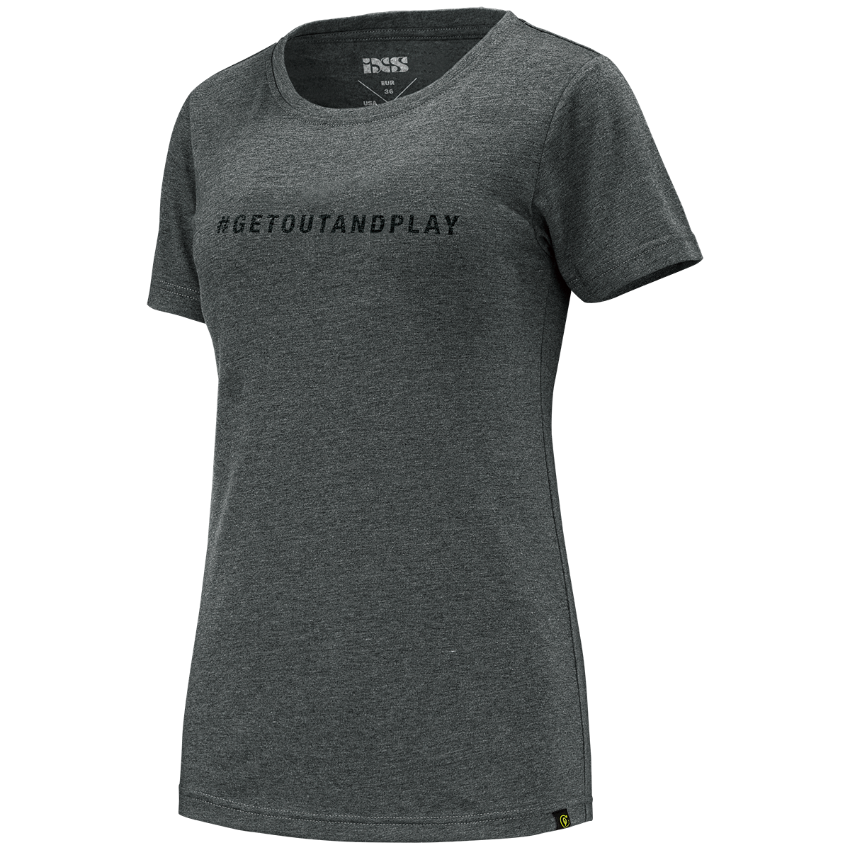 getoutandplay Womens Organic Tee graphit