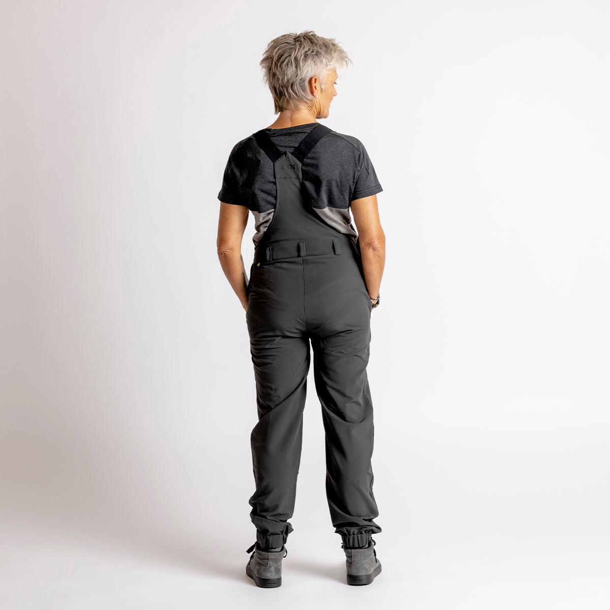 Women's Carve Latzhose anthrazit