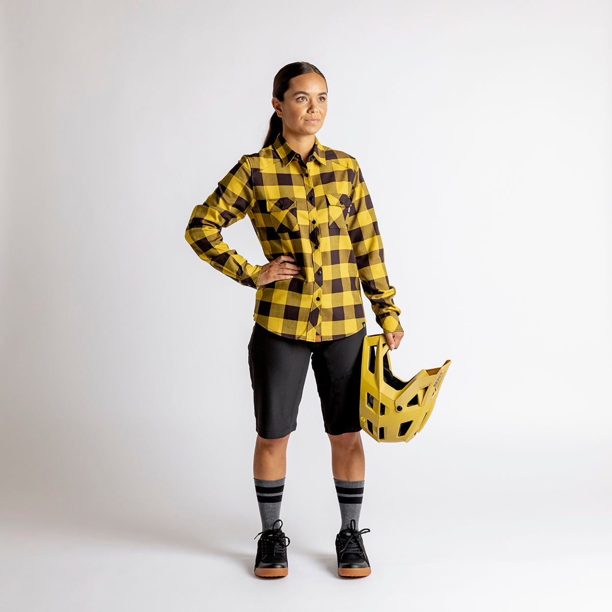 Women's Carve Digger Shirt acacia-schwarz