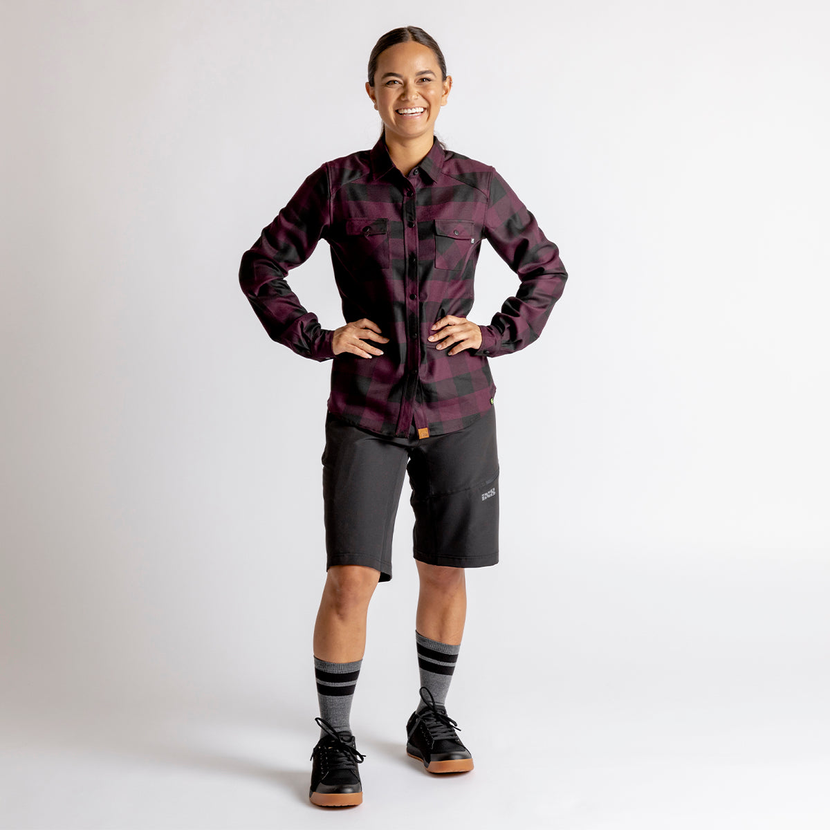 Carve Digger Women Shirt raisin-schwarz