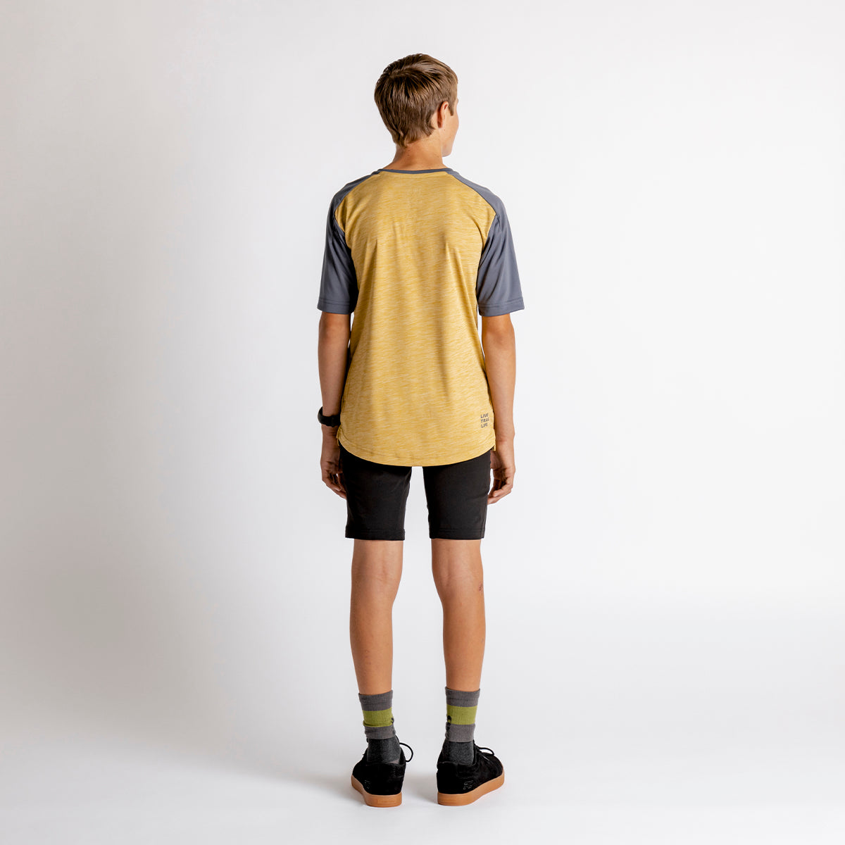 Kids Flow X Jersey acacia-solid charcoal