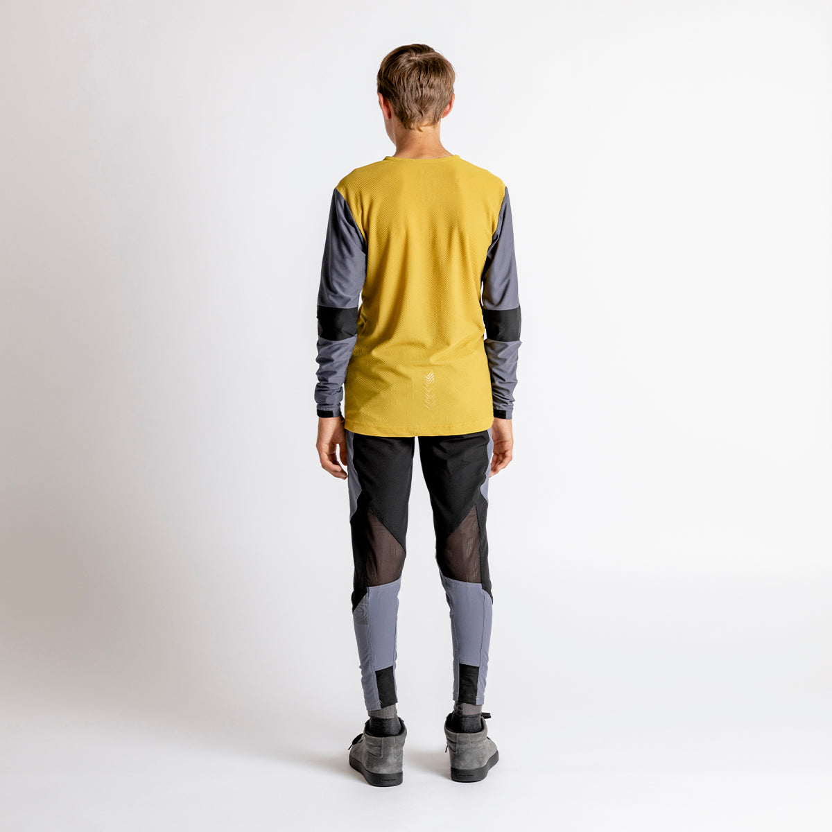 Kids Trigger EVO Long Sleeve Jersey acacia-charcoal