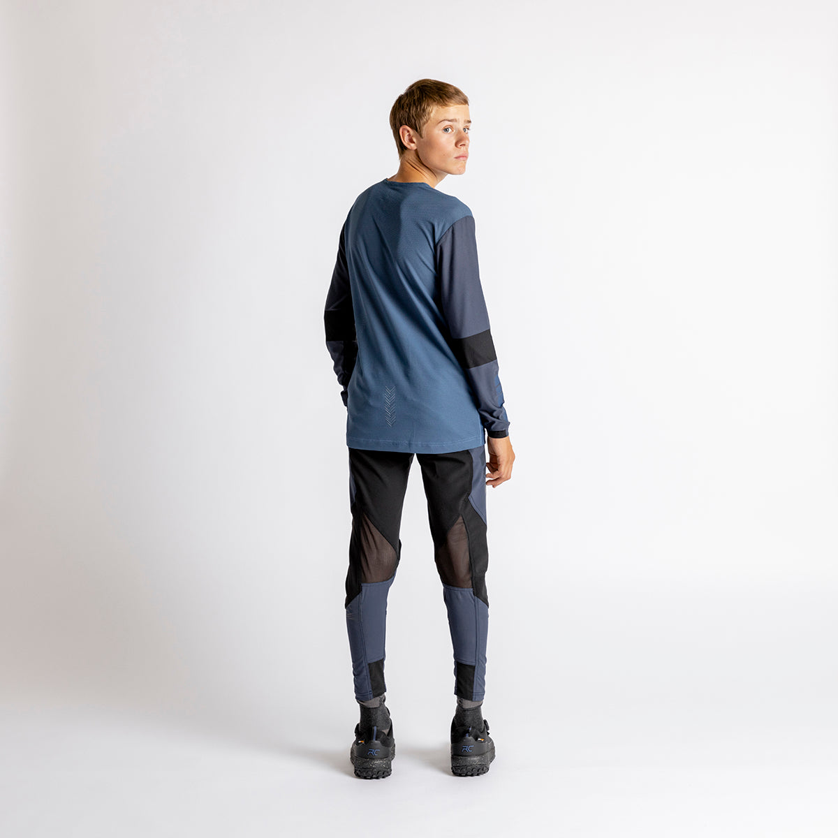 Kids Trigger EVO Long Sleeve Jersey storm-marine