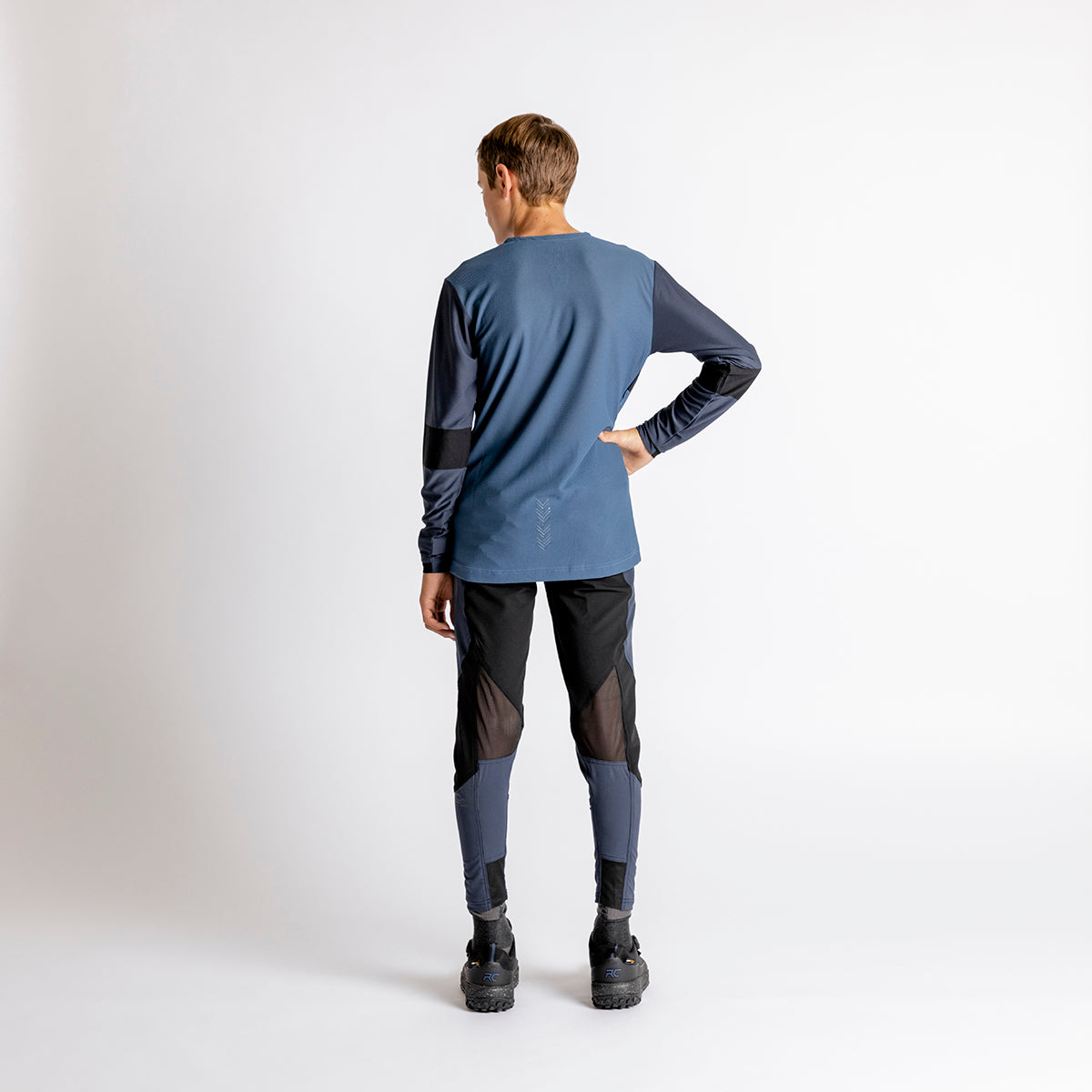 Kids Trigger EVO Long Sleeve Jersey storm-marine