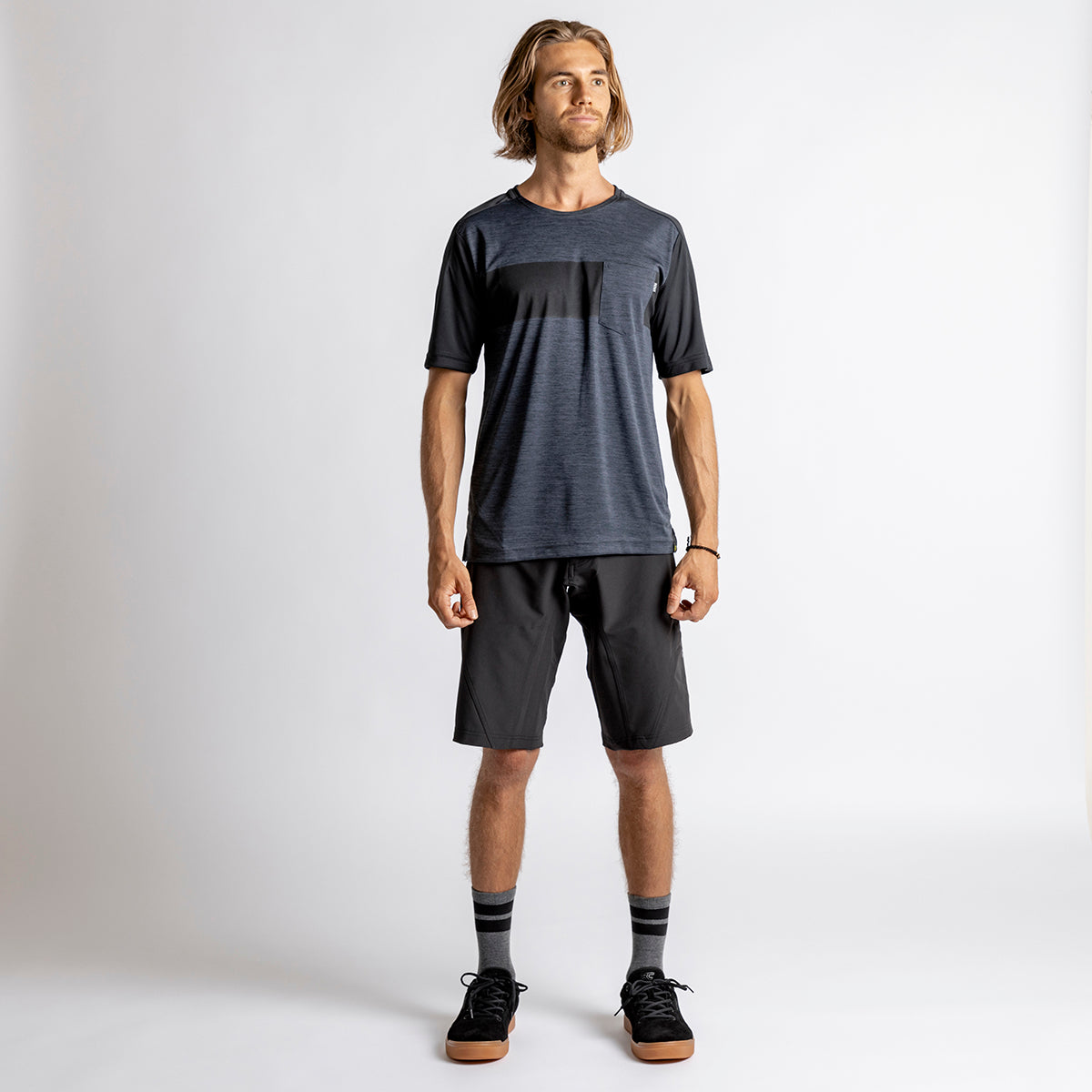 Flow X Jersey schwarz-solid schwarz