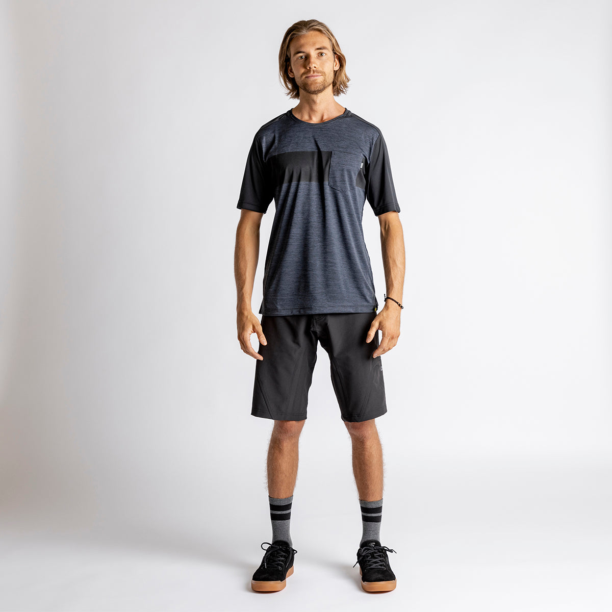 Flow X Jersey schwarz-solid schwarz