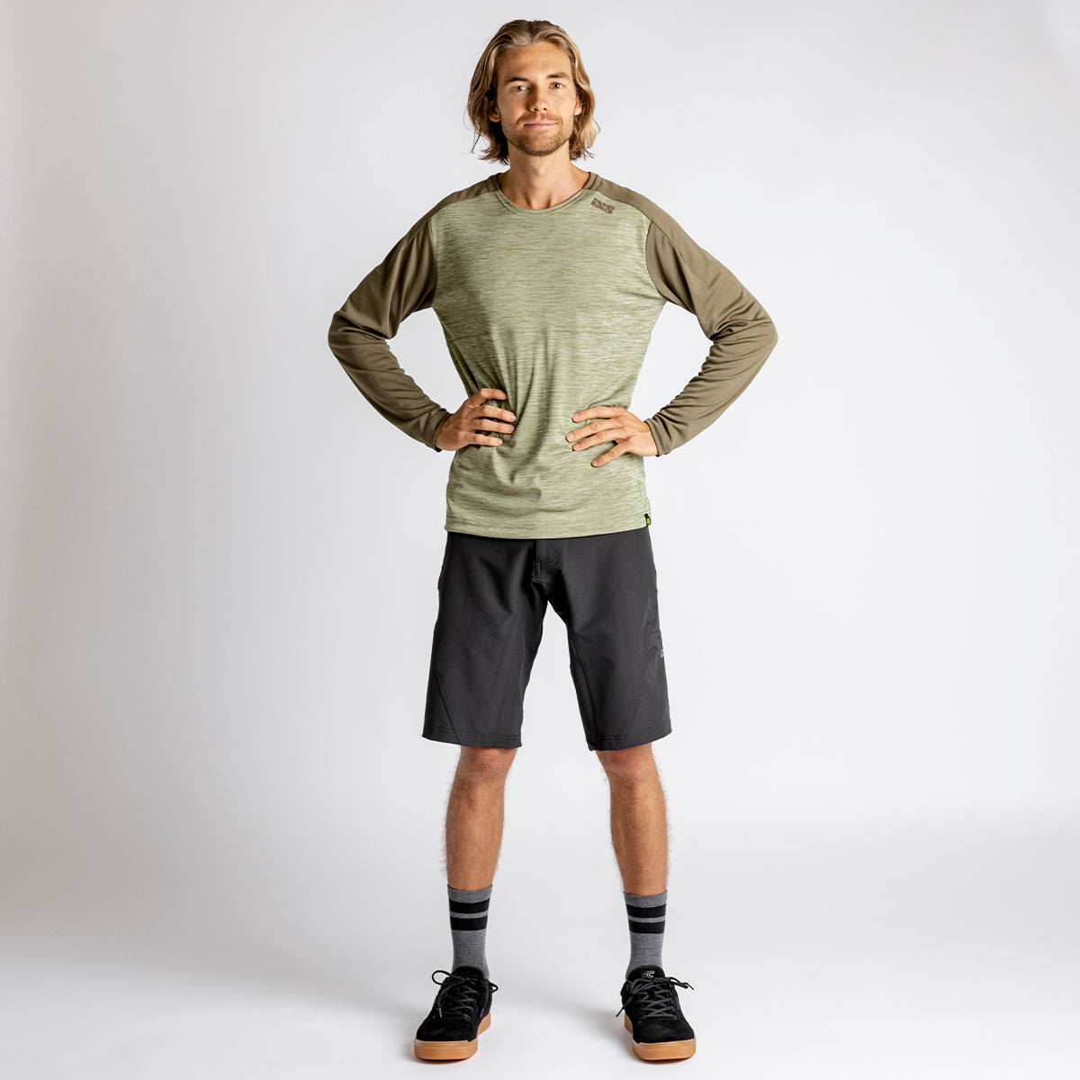 Flow X Long Sleeve Jersey olive-solid dark olive