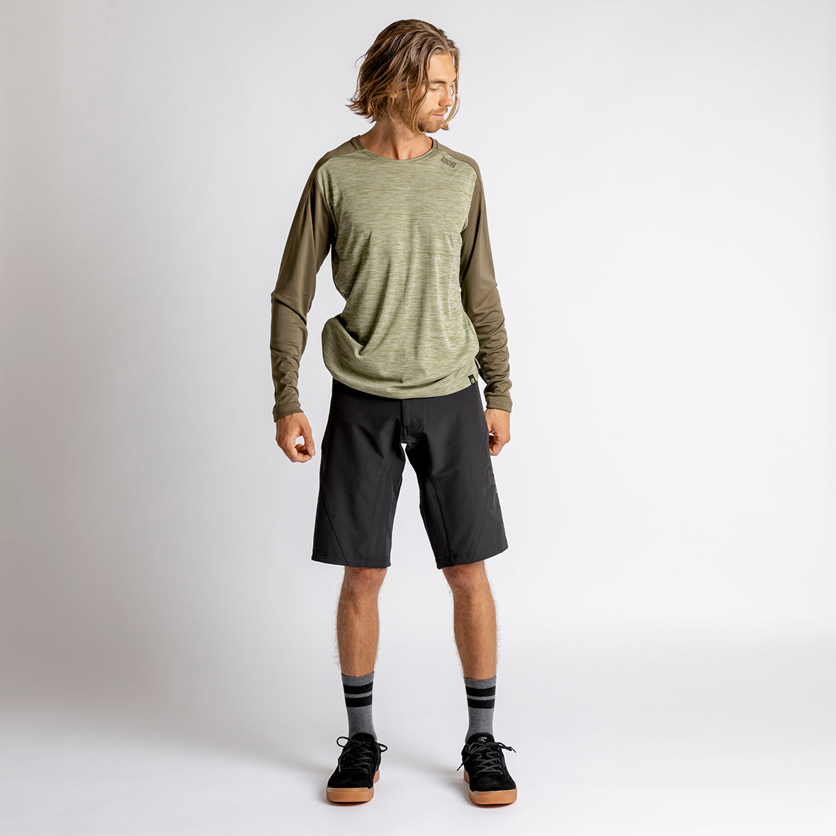 Flow X Long Sleeve Jersey olive-solid dark olive