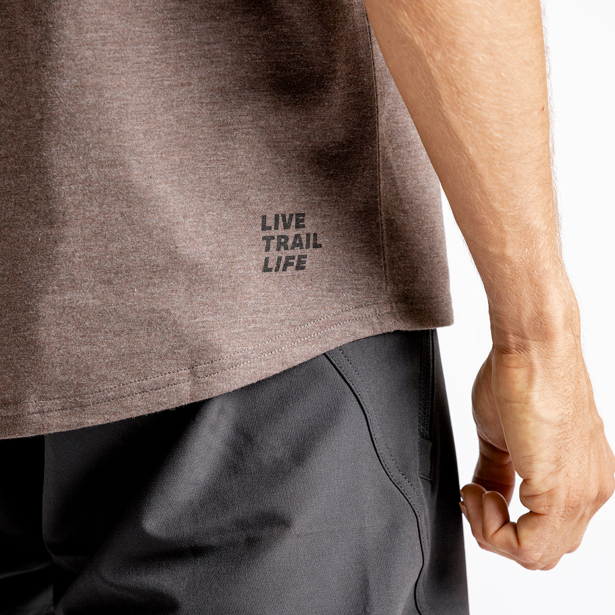 Flow Fade Tech Tee coffee