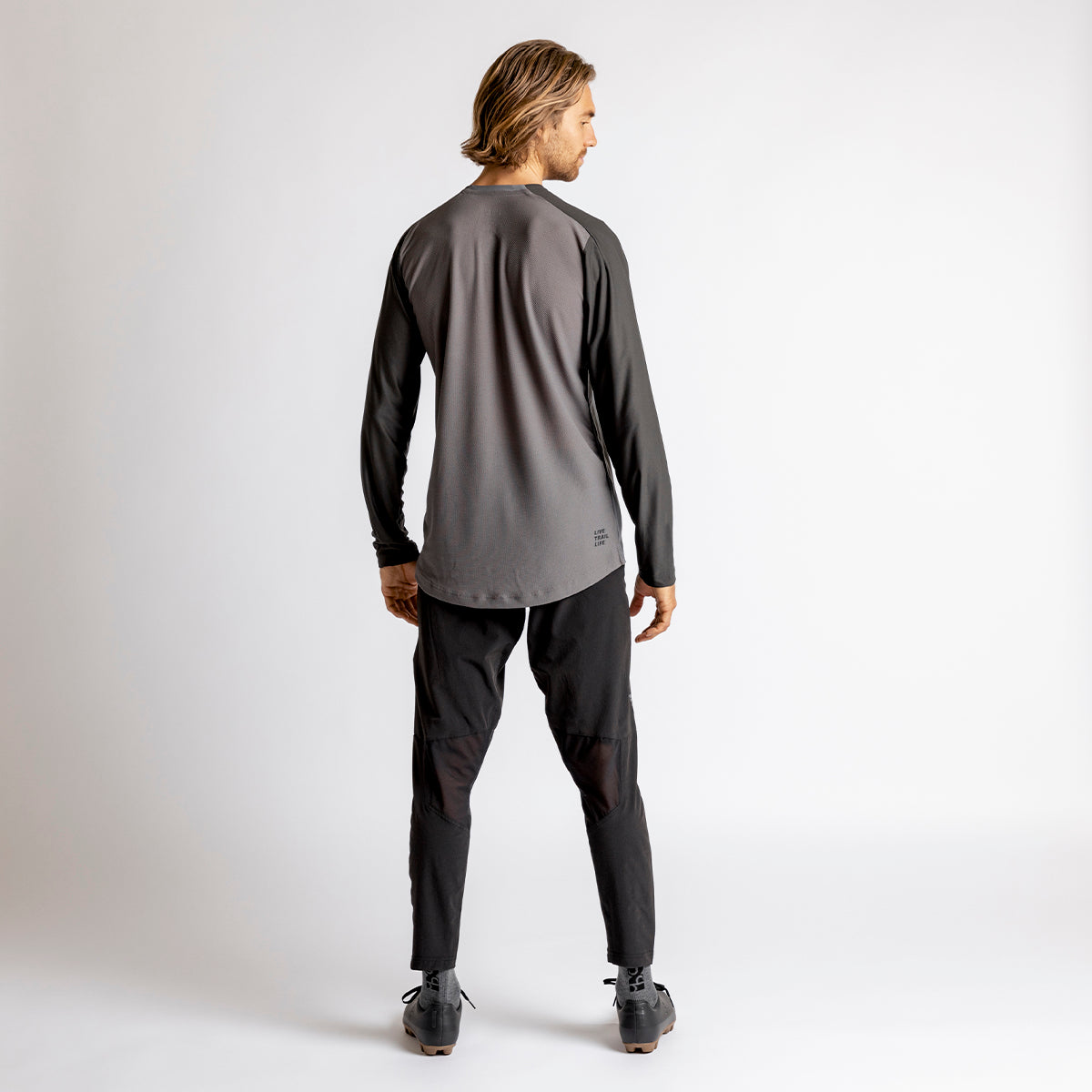 Flow XTG Long Sleeve Henley graphit-schwarz