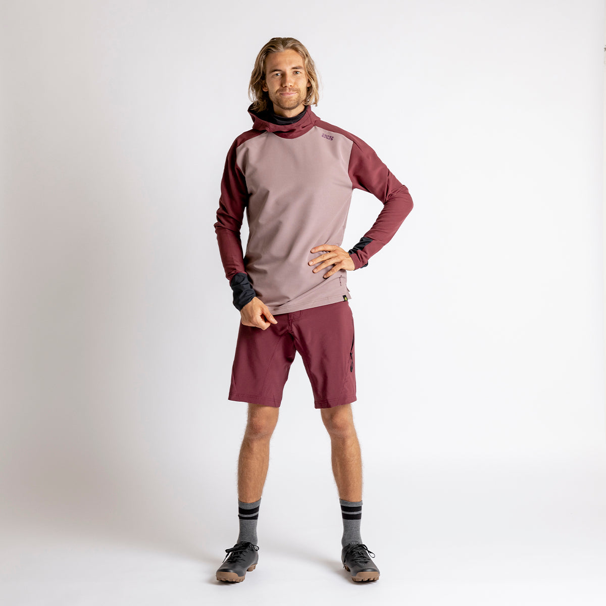 Carve Digger EVO Hooded Jersey taupe-raisin