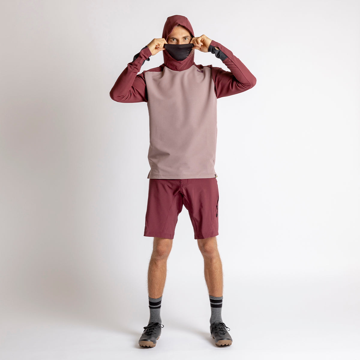 Carve Digger EVO Hooded Jersey taupe-raisin