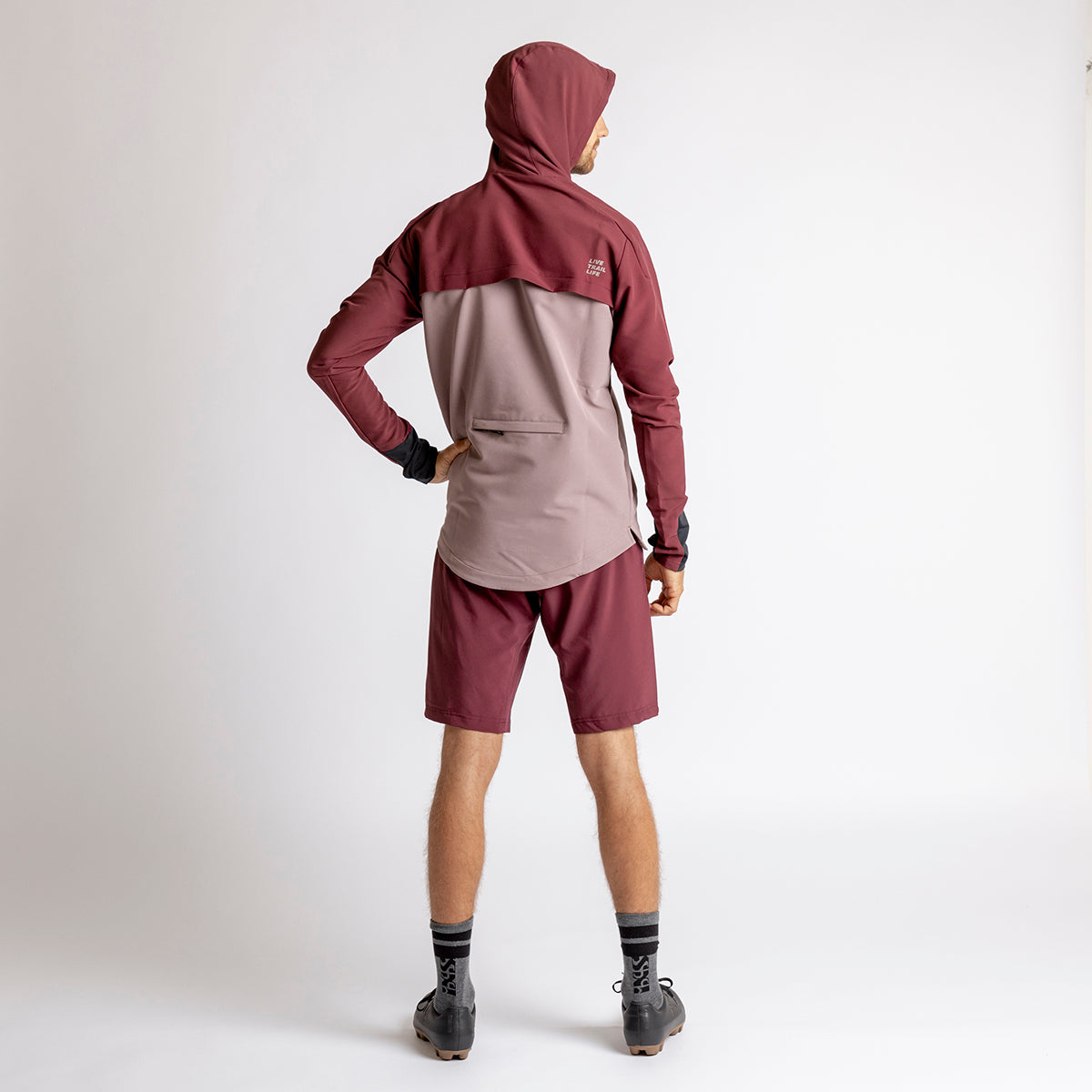 Carve Digger EVO Hooded Jersey taupe-raisin