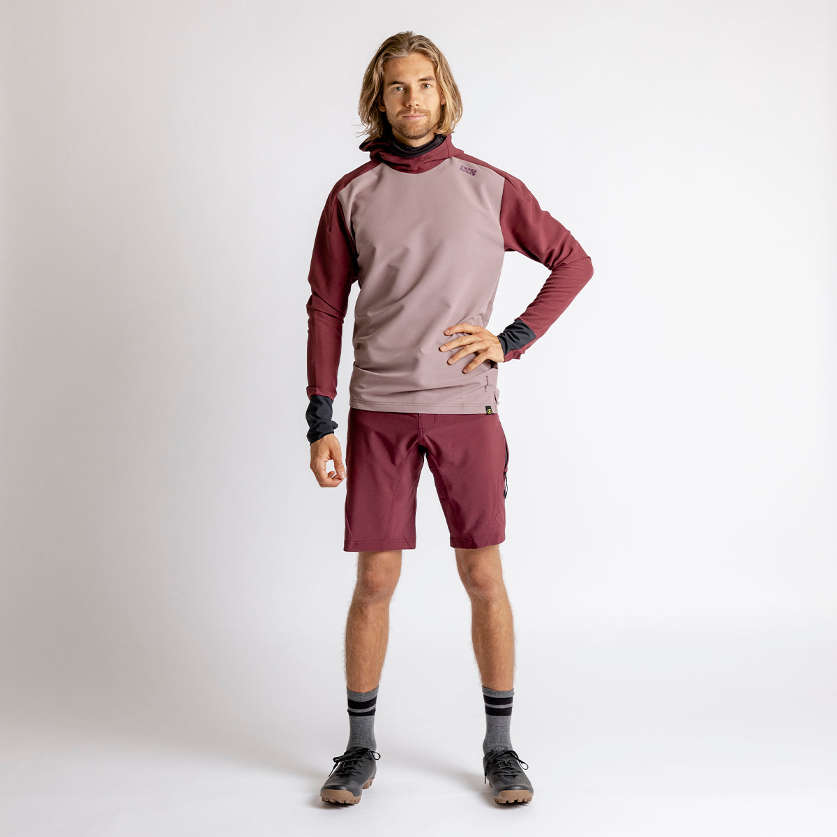 Carve Digger EVO Hooded Jersey taupe-raisin