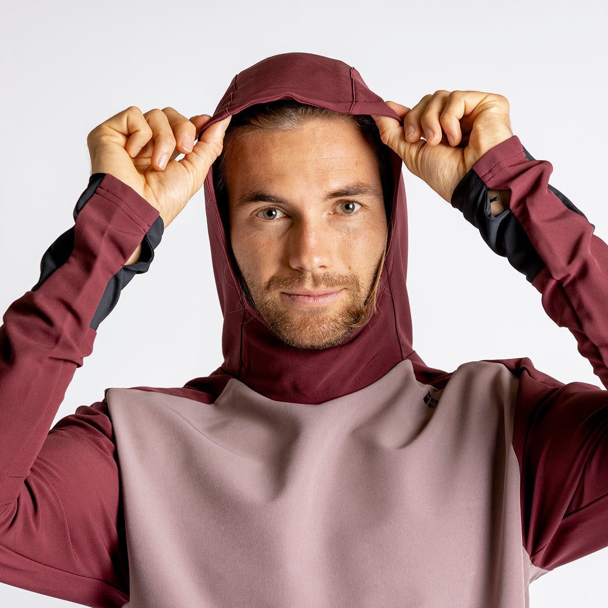 Carve Digger EVO Hooded Jersey taupe-raisin