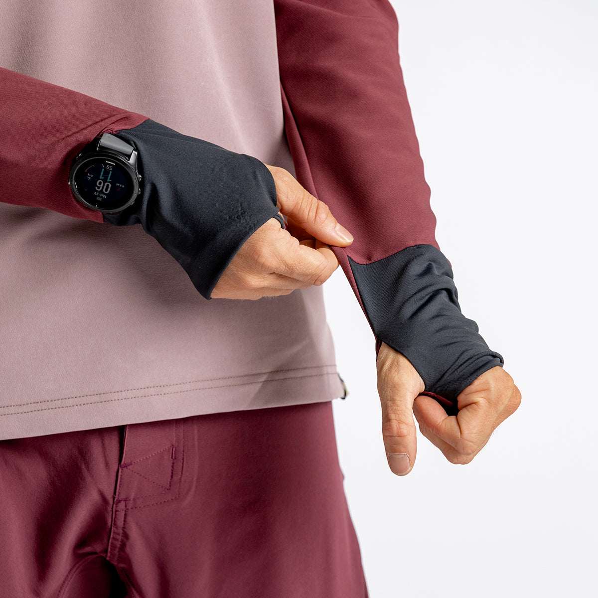 Carve Digger EVO Hooded Jersey taupe-raisin