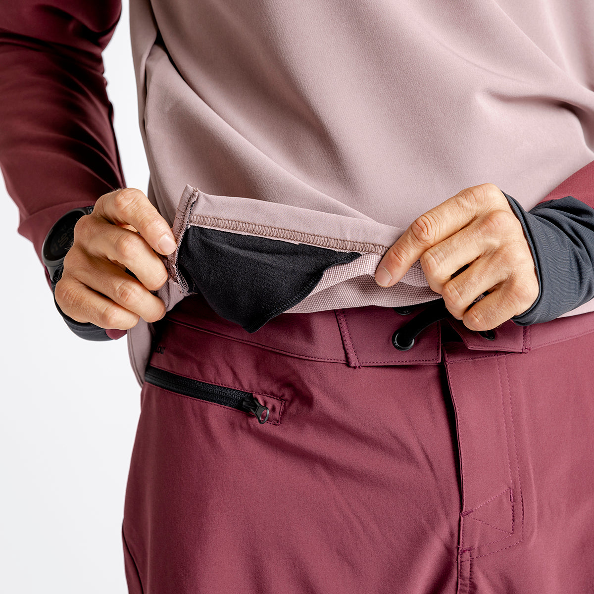 Carve Digger EVO Hooded Jersey taupe-raisin