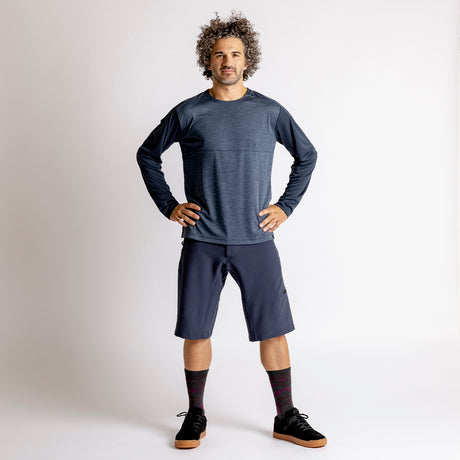 Flow X Long Sleeve Jersey storm-solid marine