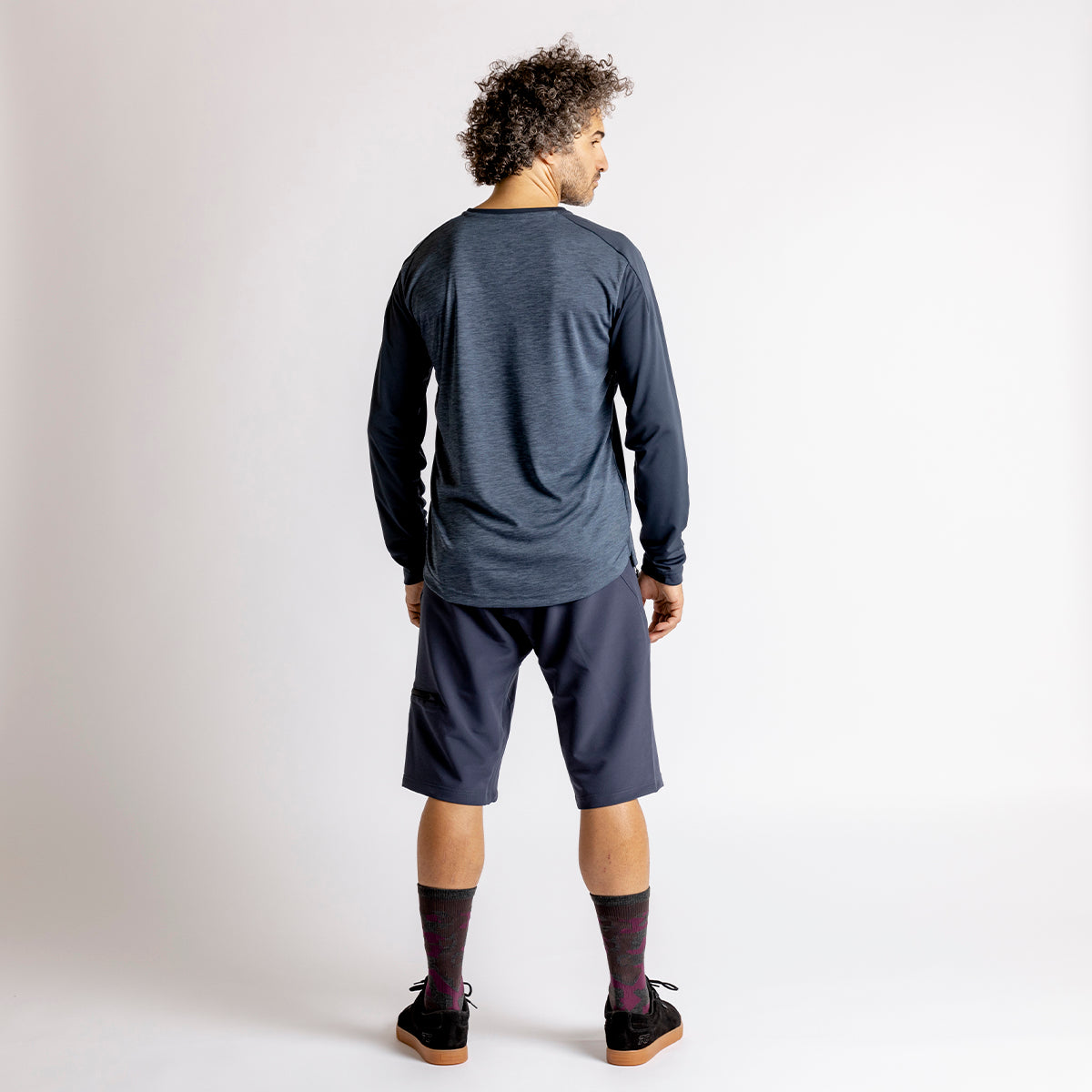 Flow X Long Sleeve Jersey storm-solid marine