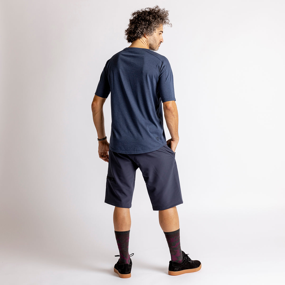 Flow Fade Tech Tee marine