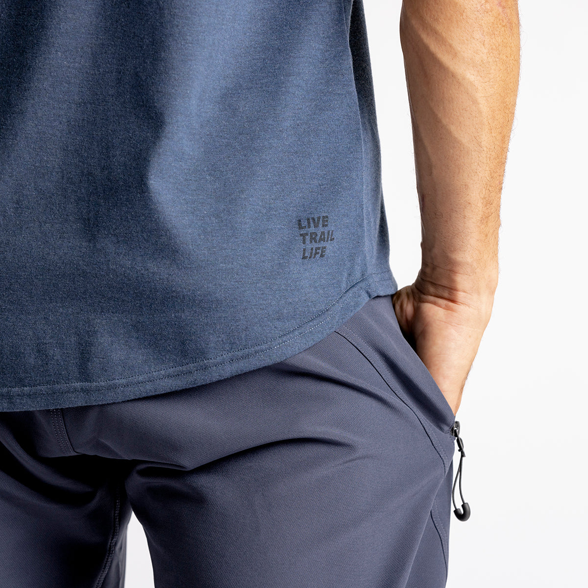 Flow Fade Tech Tee marine