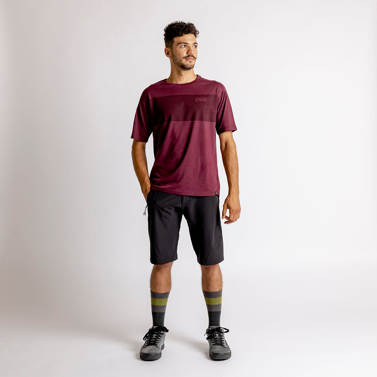 Flow Censored Tech Tee raisin