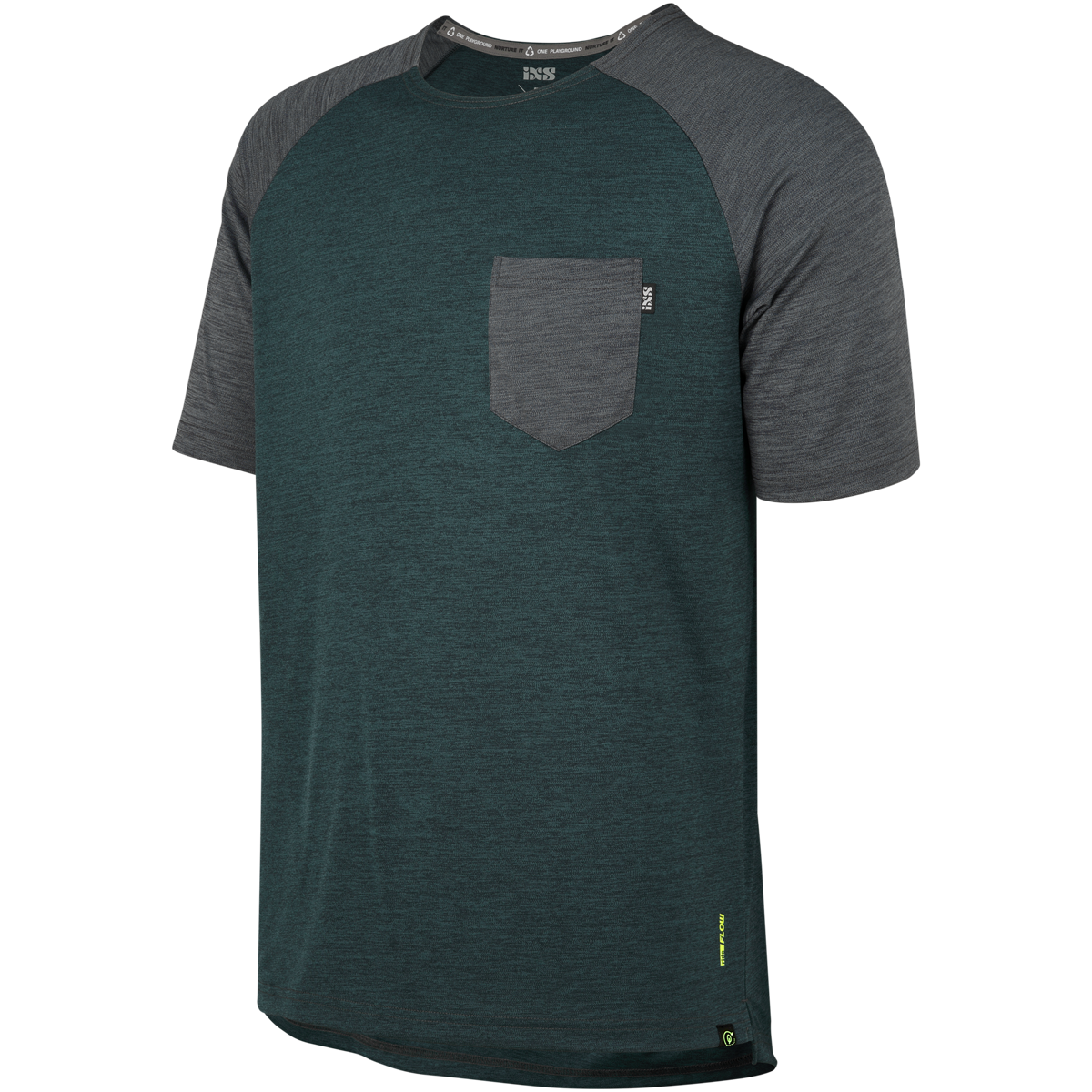 Flow X Kids Jersey eveglade-graphit