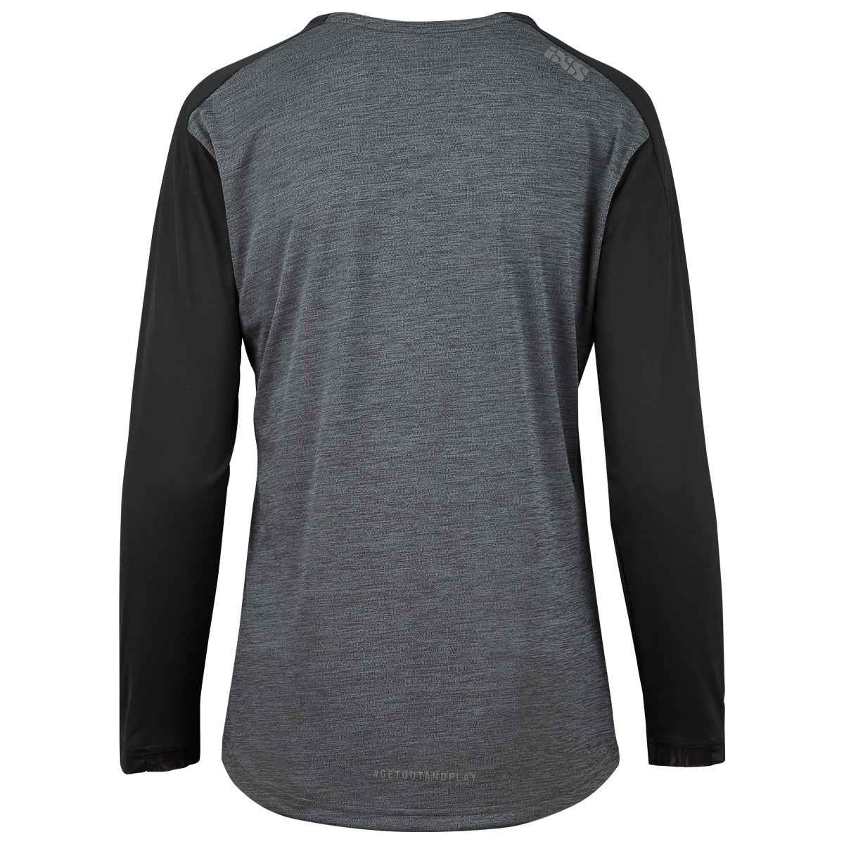 Flow X Women long sleeve Jersey graphit-solid schwarz