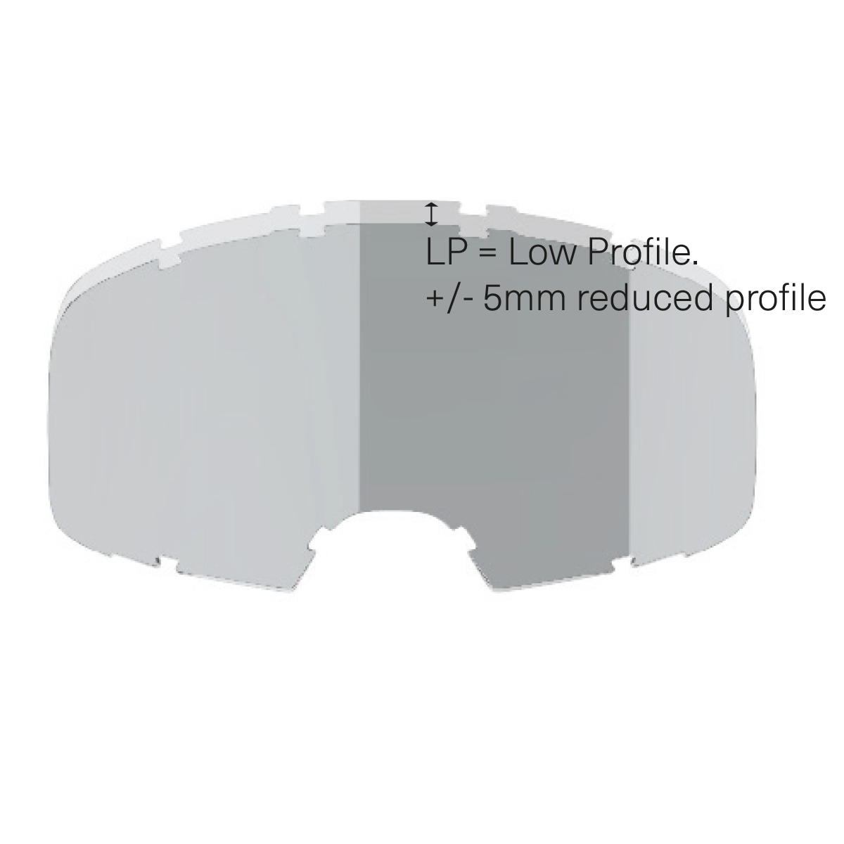 Goggle Trigger weiss / mirror silver LP  (Low Profile)