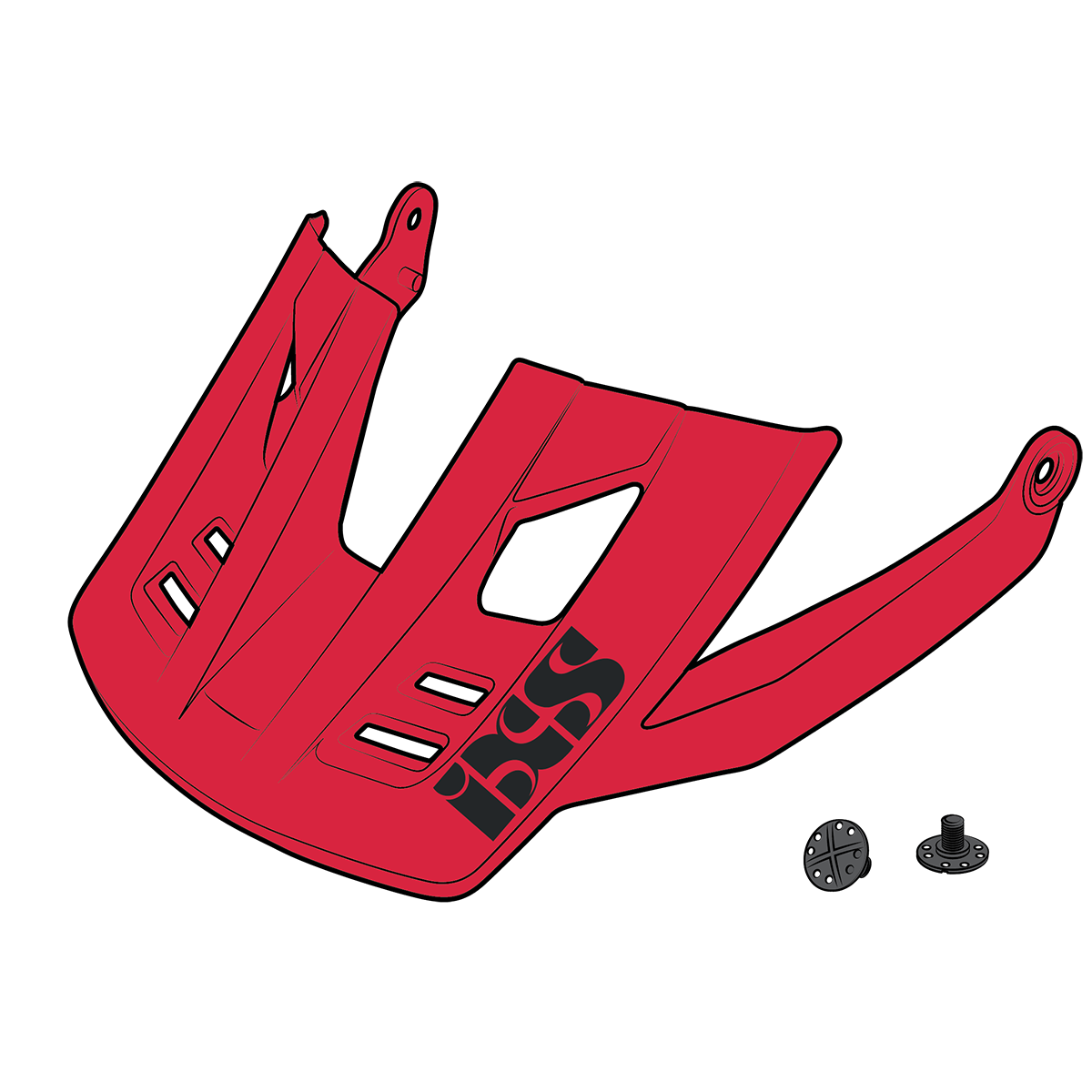 Visier + Pins Trigger FF fluo red