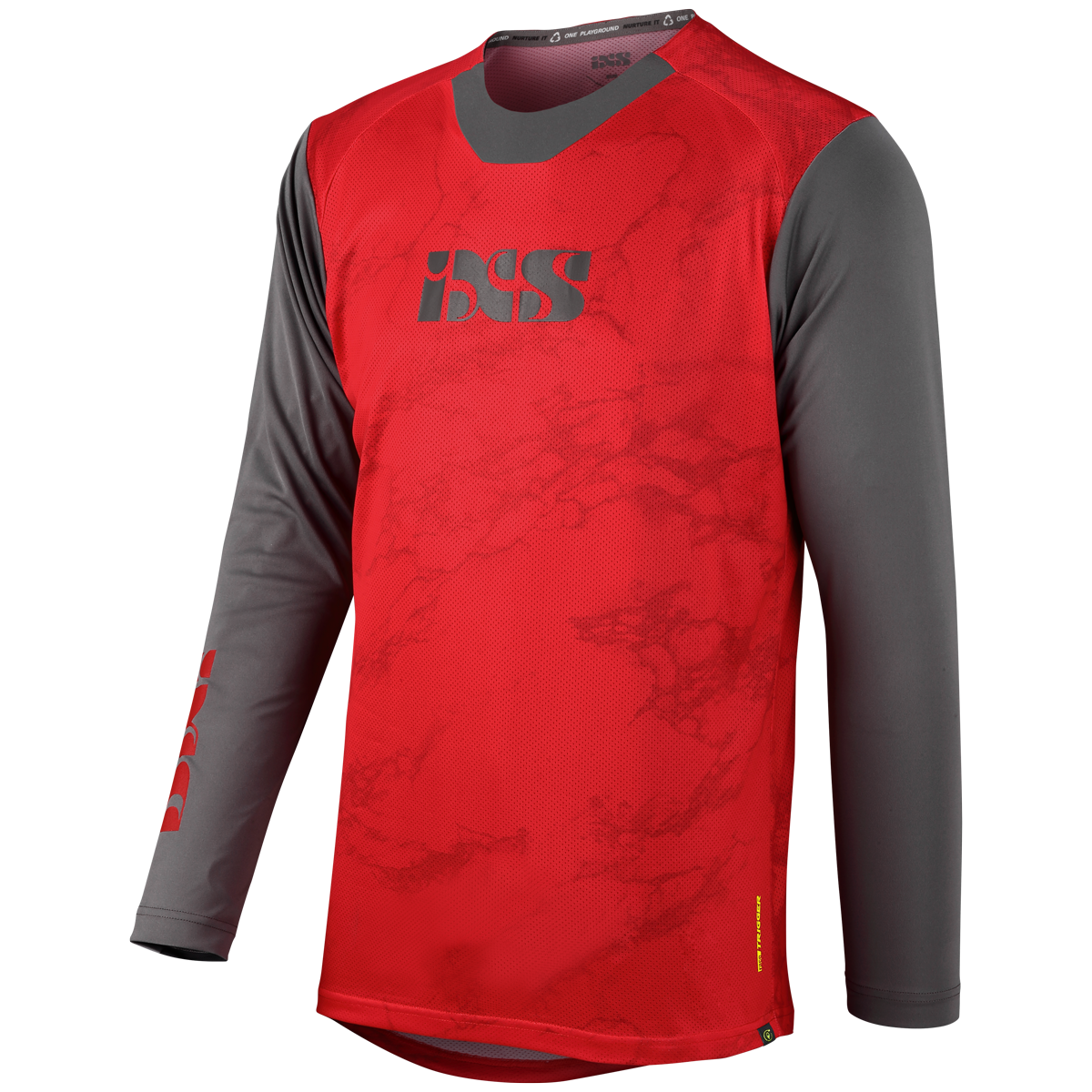 Trigger X Air Jersey rot-graphit