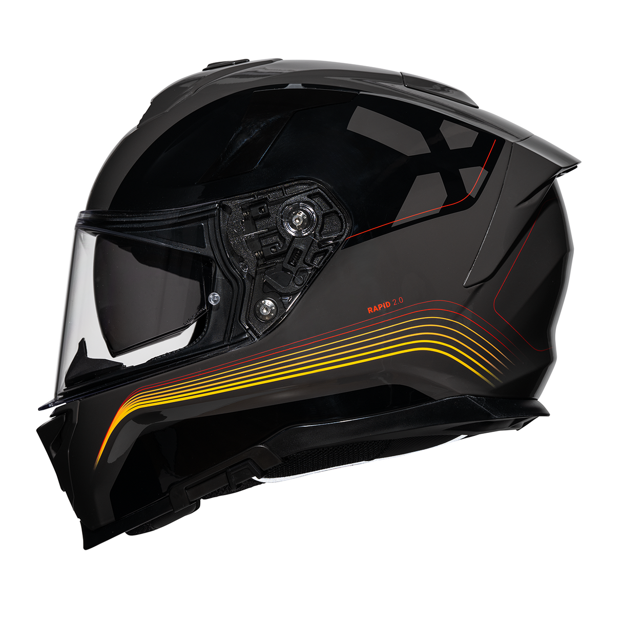 iXS-Rapid 2.0 Graphic Integralhelm - schwarz-anthrazit-04