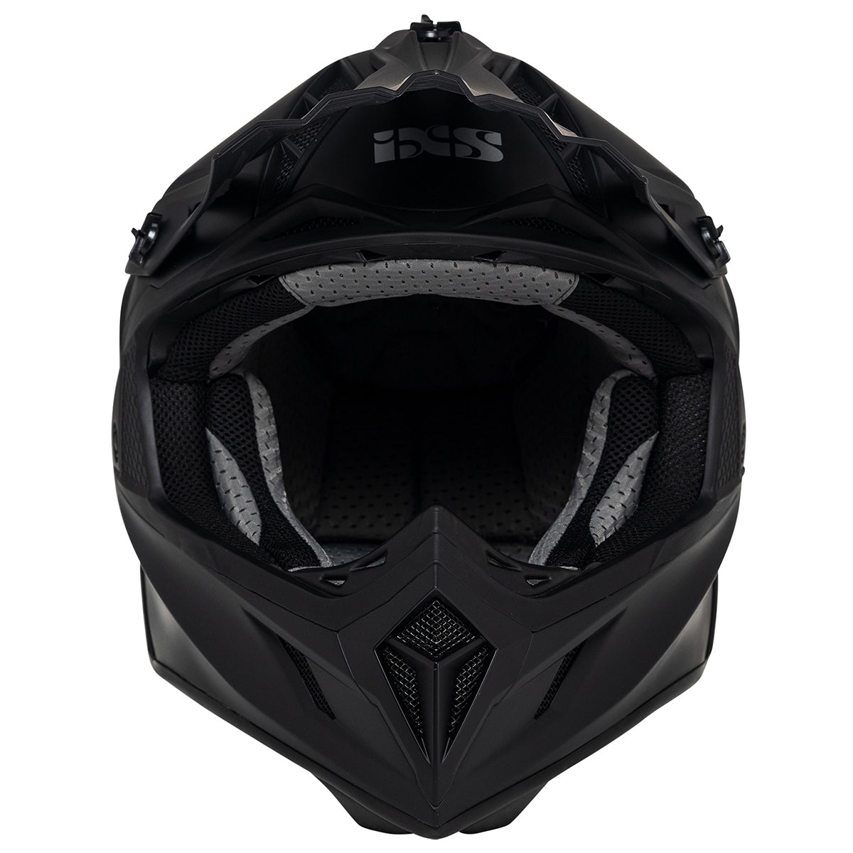 Motocross Helm iXS189FG 1.0 schwarz matt