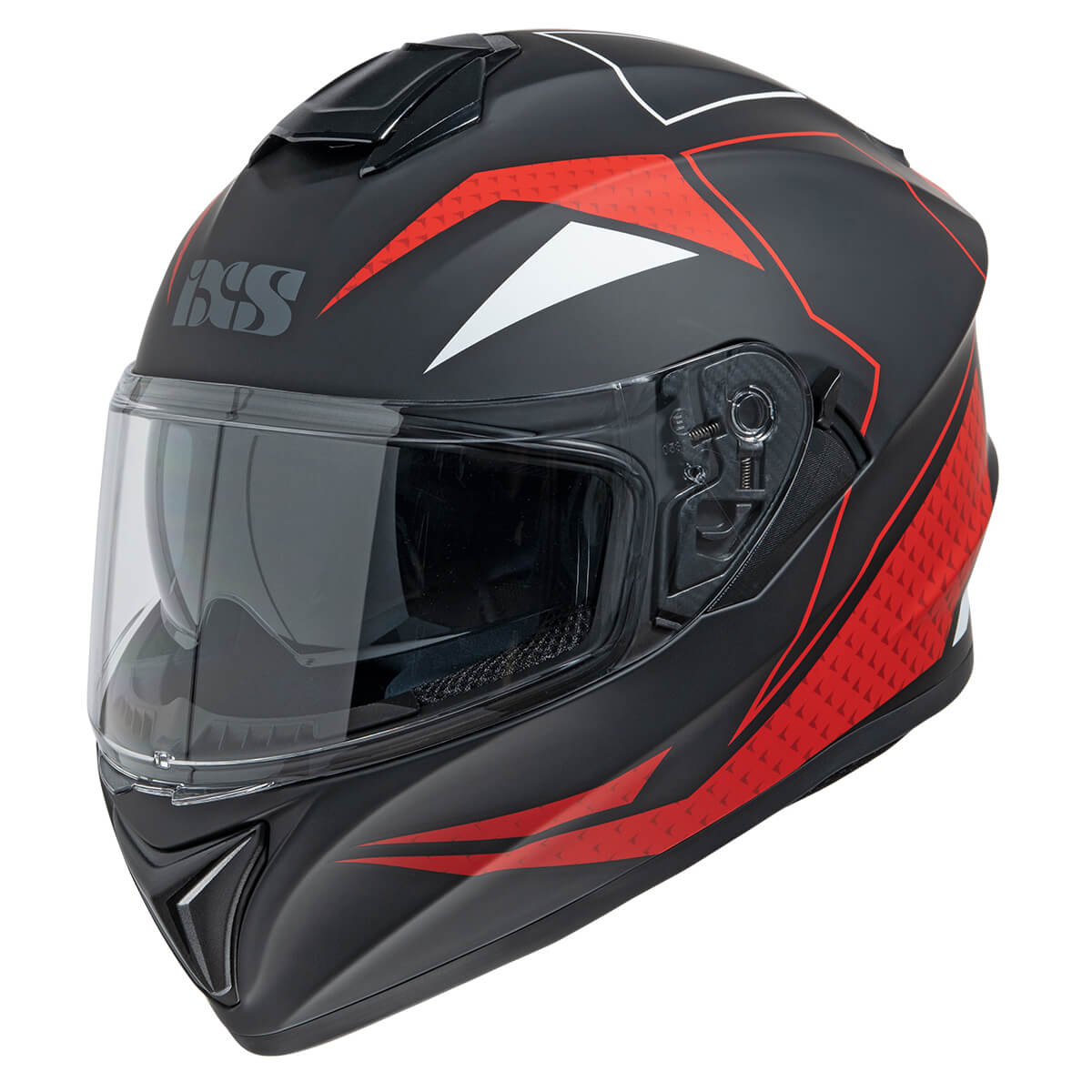 Integralhelm iXS216 2.0 schwarz matt-rot
