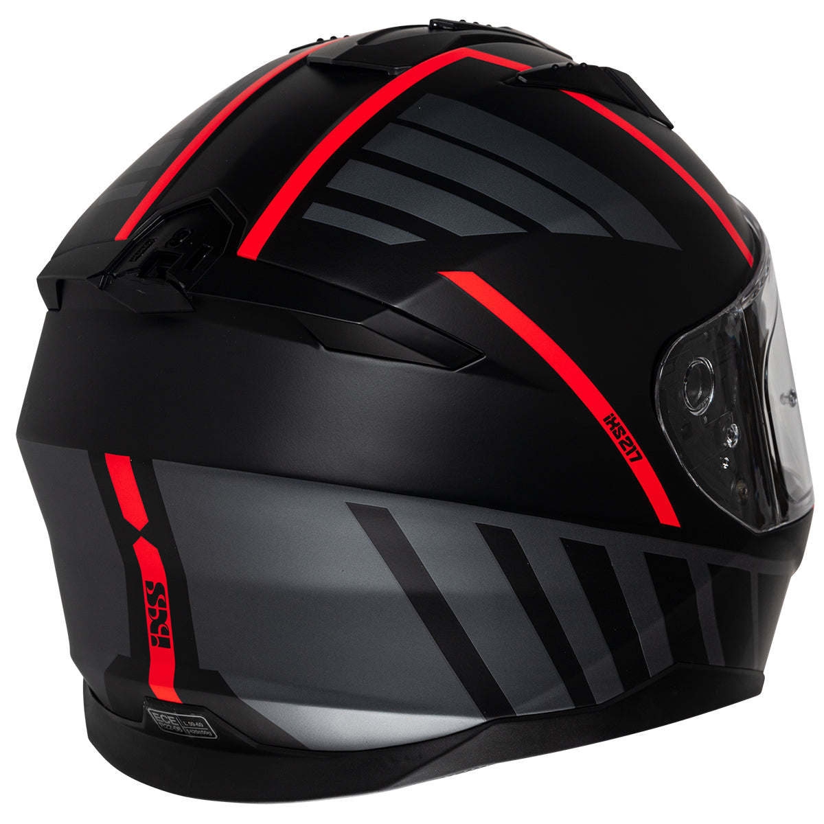 Integral Helm iXS217 2.0 schwarz matt-rot