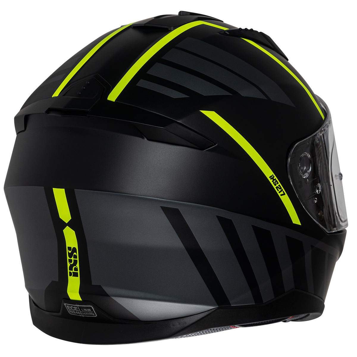 Integral Helm iXS217 2.0 schwarz matt-gelb neon