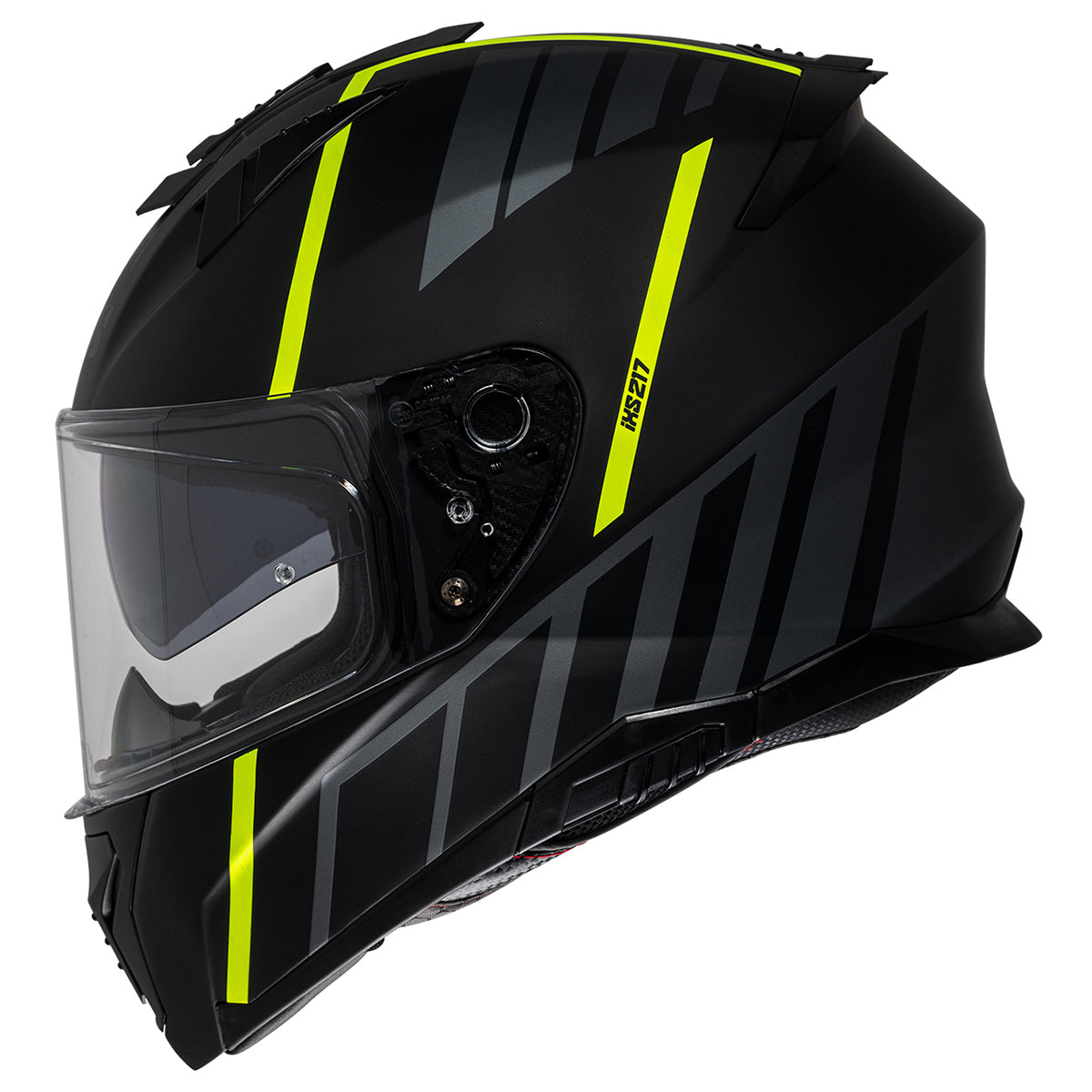 Integral Helm iXS217 2.0 schwarz matt-gelb neon