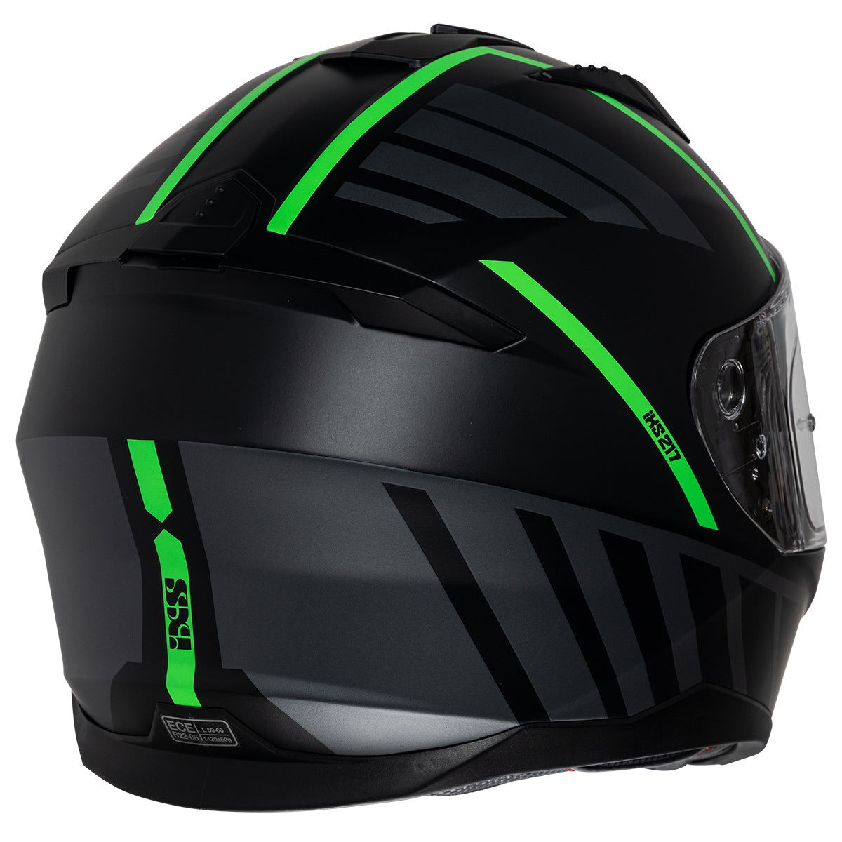 Integral Helm iXS217 2.0 schwarz matt-grün neon