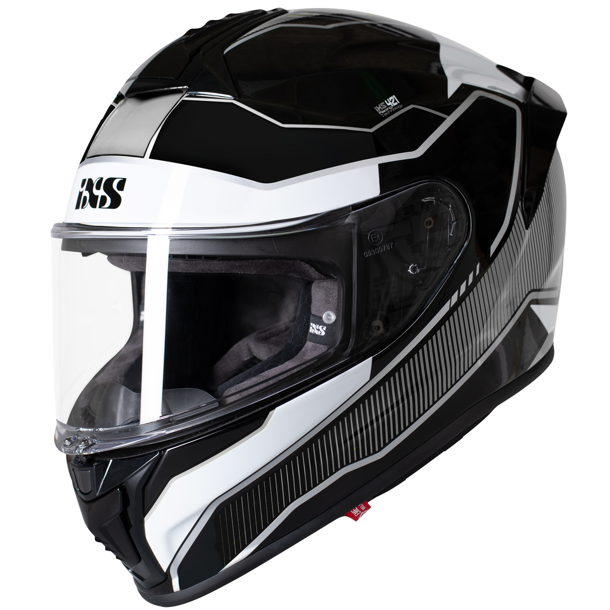 Integralhelm iXS421 FG 2.1 schwarz-weiss-grau