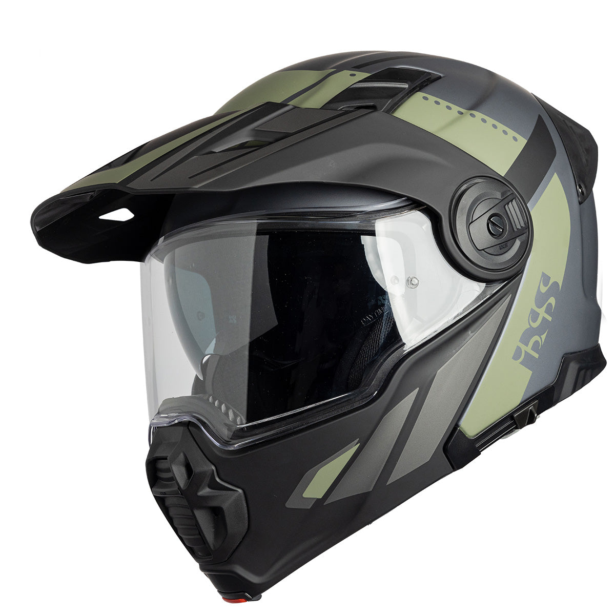 Klapphelm Venture 1.0 matt schwarz-anthrazit-oliv