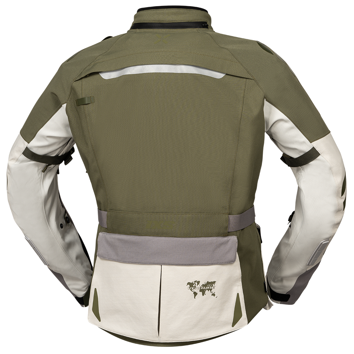 Venture-STX 1.0 Laminatjacke hellgrau-oliv