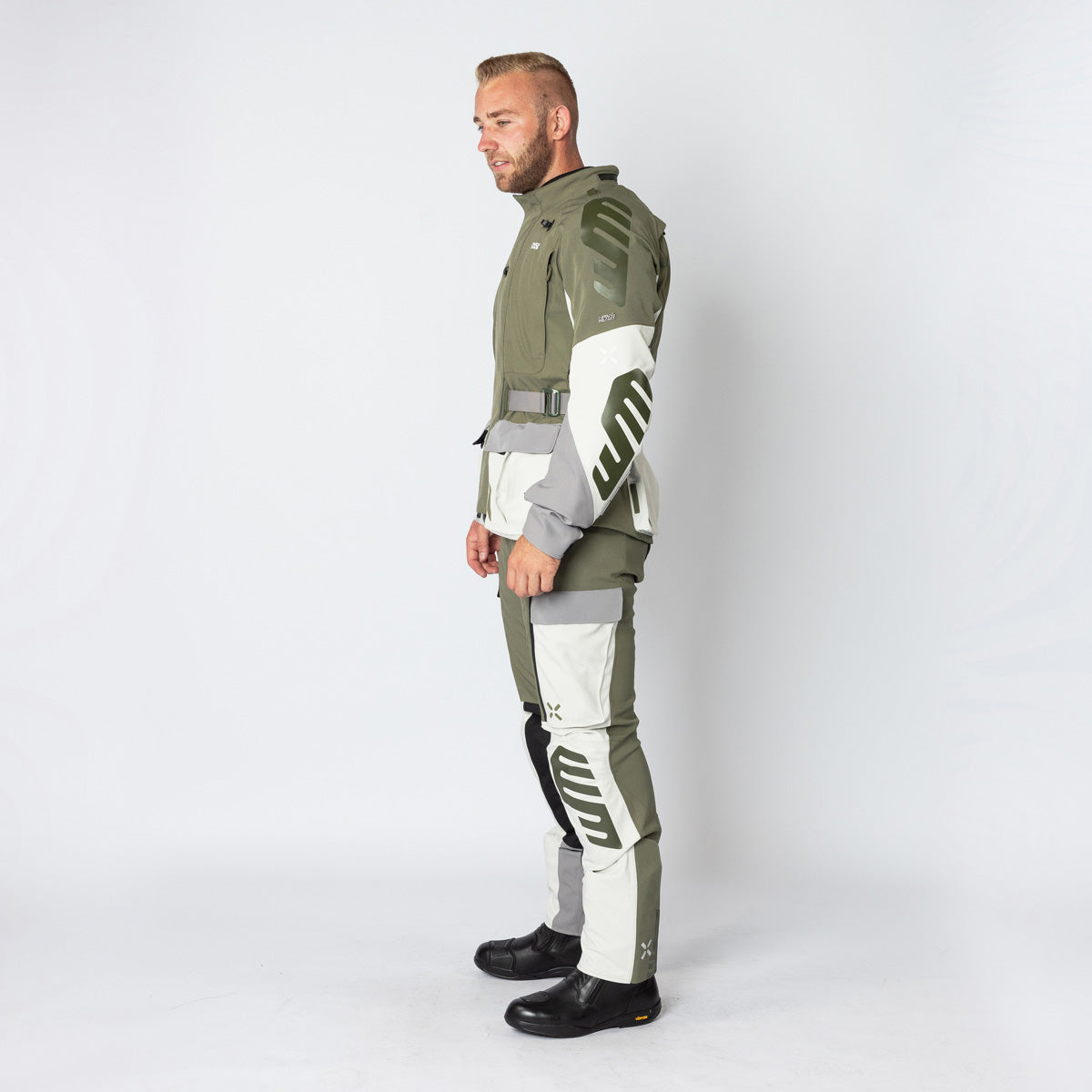 Venture-STX 1.0 Laminatjacke hellgrau-oliv