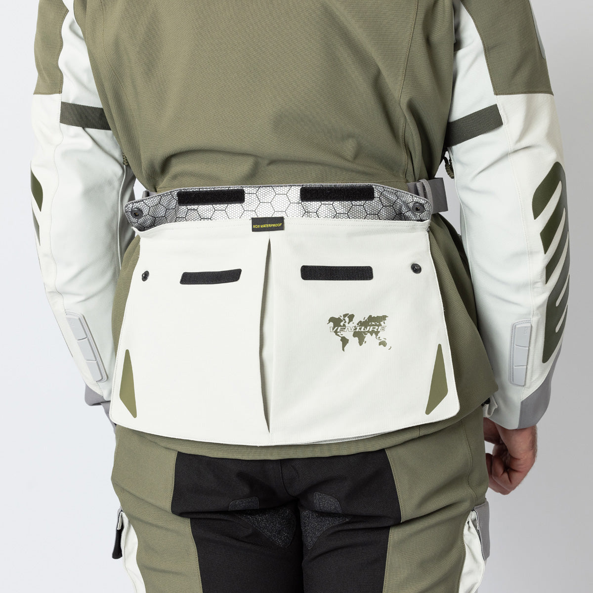 Venture-STX 1.0 Laminatjacke hellgrau-oliv